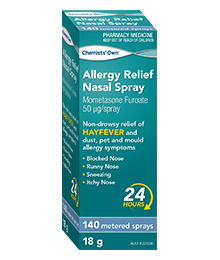 Chemists’ Own Allergy Relief Nasal Spray 60 Sprays