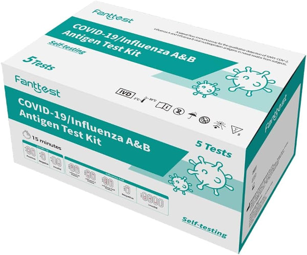 Fanttest Covid-19/RSV/Influenza A&B Antigen 5 test kit