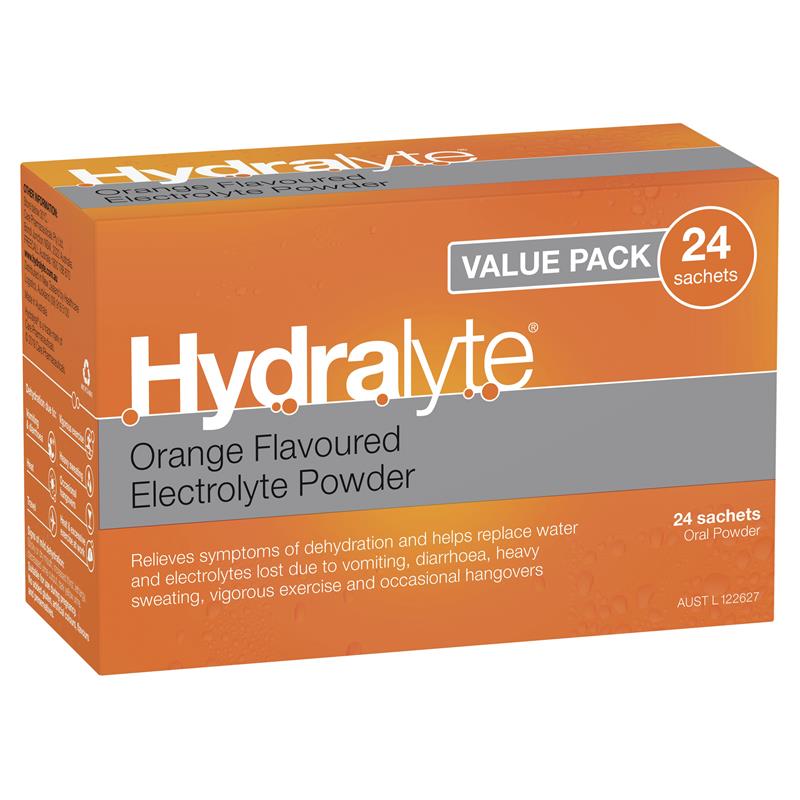 Hydralyte electrolyte powder (Orange) 24