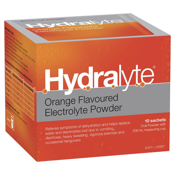 Hydralyte electrolyte powder (Orange) 10