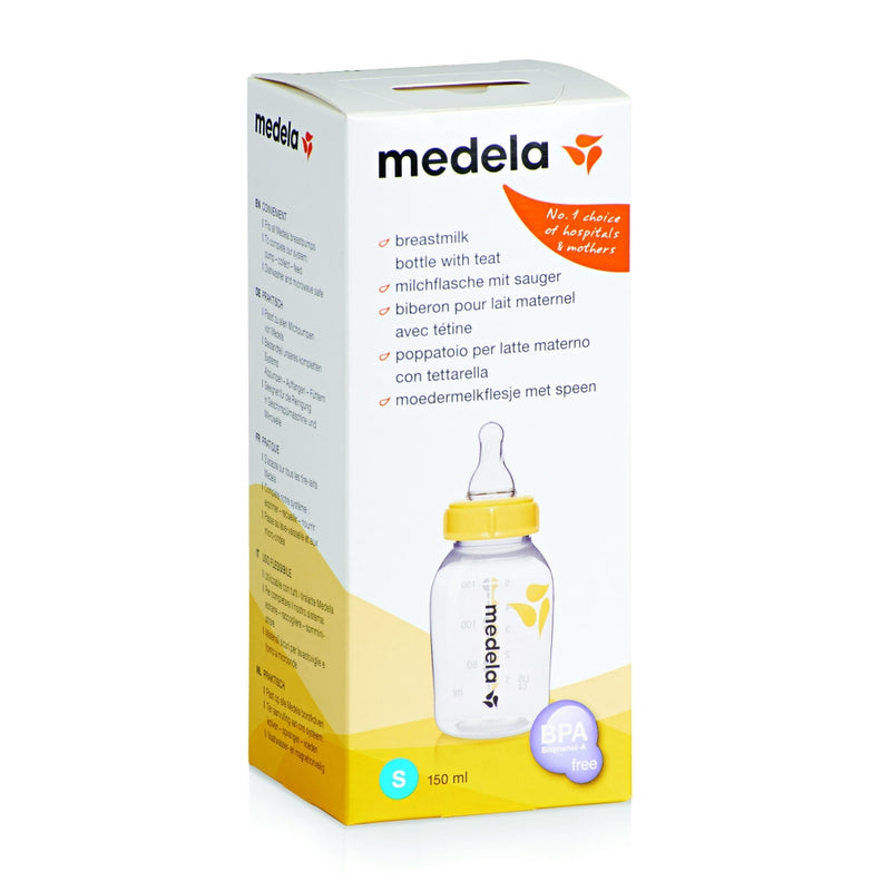 Medela Breastmilk Bottle 150mL with Teat (Slow flow)