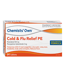 Chemists’ Own Cold & Flu Relief PE Tablets 24