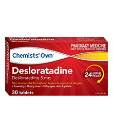 Chemists’ Own® Desloratadine Tablets 50