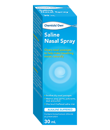 Chemists’ Own Saline Nasal Spray 30mL