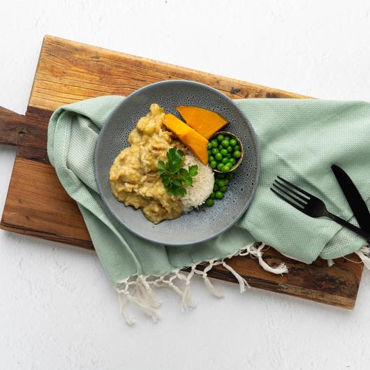 Petite Chicken Honey Curry with Steamed Rice (DF)