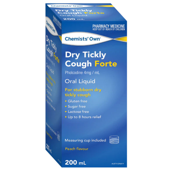 Chemists’ Own Dry Tickly Cough Forte Oral Liquid 200mL