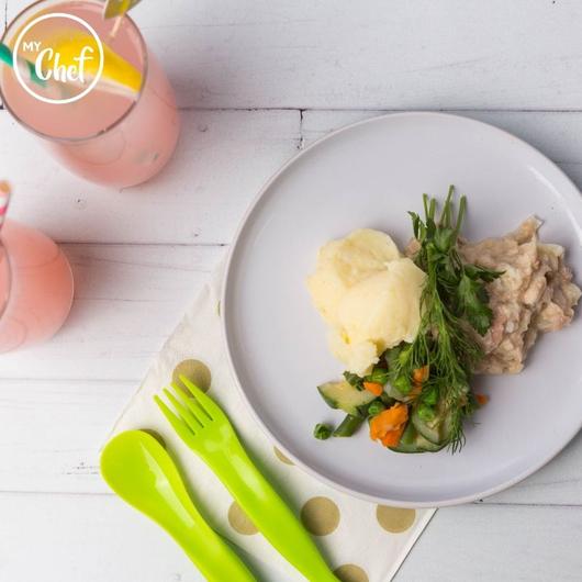 Tuna Mornay with Creamy Mashed Potato