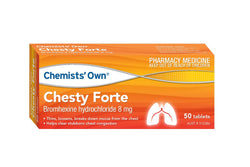 Chemists' Own Chesty Forte 8mg Tablets 50